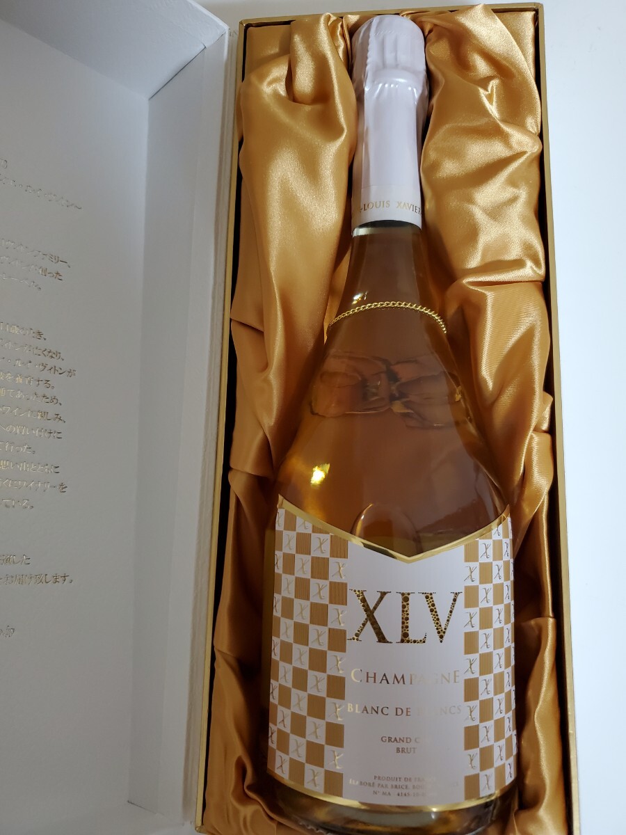 シャンパン XLVシャンパーニュ ブランドブラン グランクリュ ルミナス 白箱入り 750ml フランス_画像3