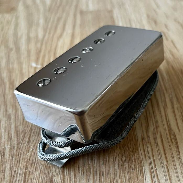 Bare Knuckle Pickups The Mule bridge 50㎜Nickel Cover 中古 ベア ナックル ハムバッカー _画像4