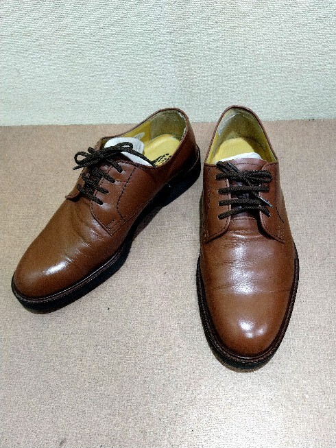 Hush Puppies ハッシュパピー　ビジネスシューズ　26ｃｍ　茶　中古_画像1