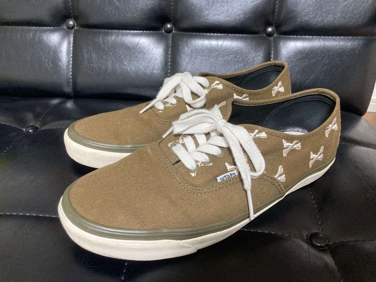 【中古】wtaps × vans オーセンティック AUTHENTIC バンズ ダブルタップス 10.5 28.5 クロスボーン