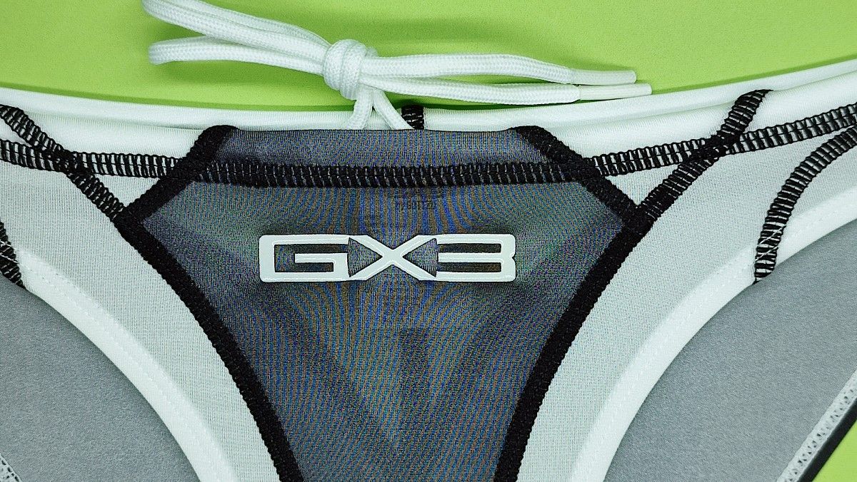 ☆新品☆M☆GX3 ジーバイスリー SPLASH SKIN ビキニパンツ 競パン 競泳水着 激浅スーパーローライズ 透け防止パッド