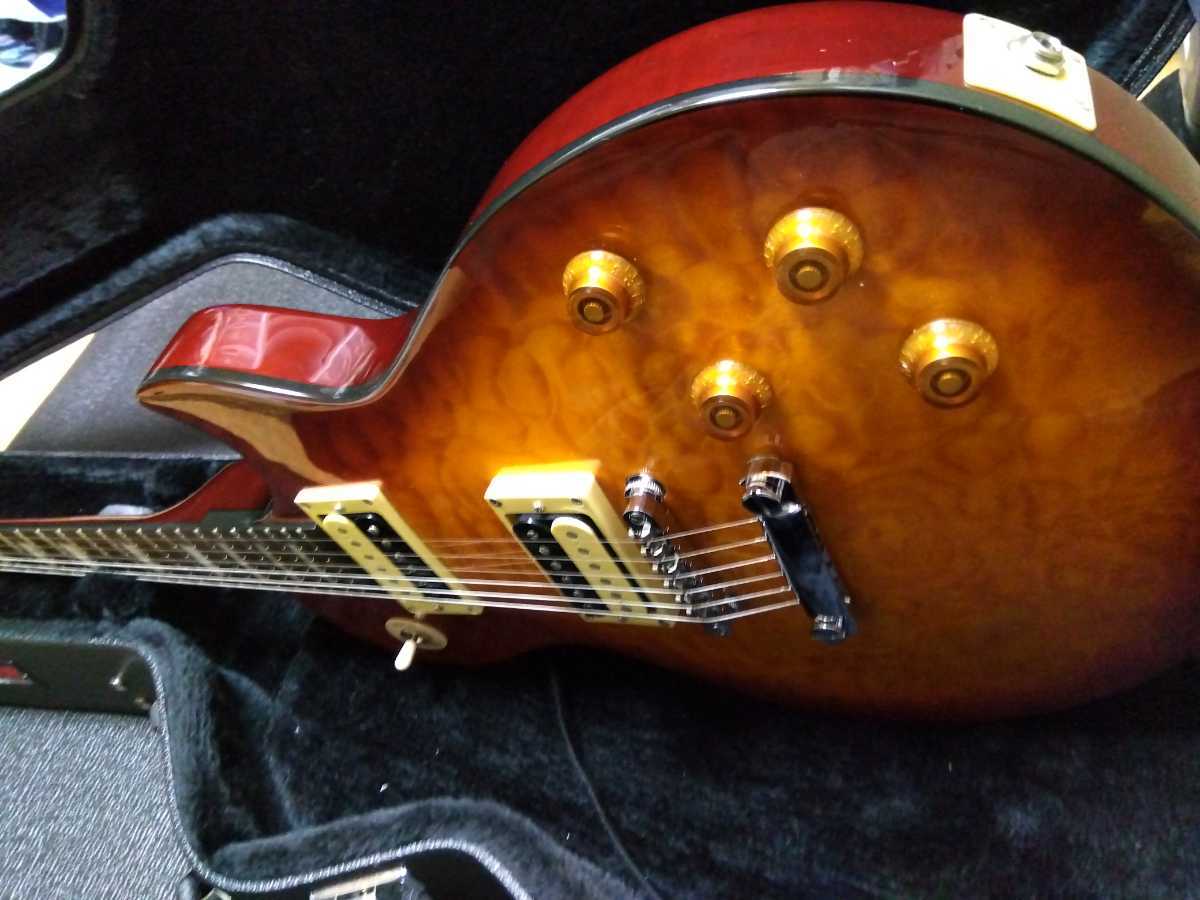 Tokai ALS50QZ VF　TAK バースト風　　　　　　　　　　　　　ハードケース付き　レスポール　トーカイ　B'z_画像10