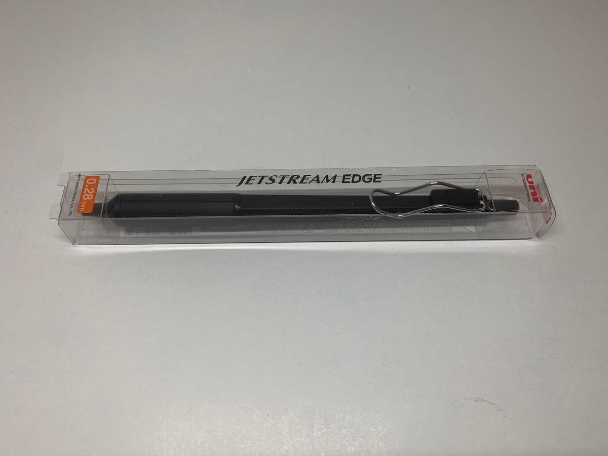 4I07  三菱鉛筆 uni JETSTREAM EDGE 油性ボールペン ジェットストリームエッジ 0.28mm ブラック