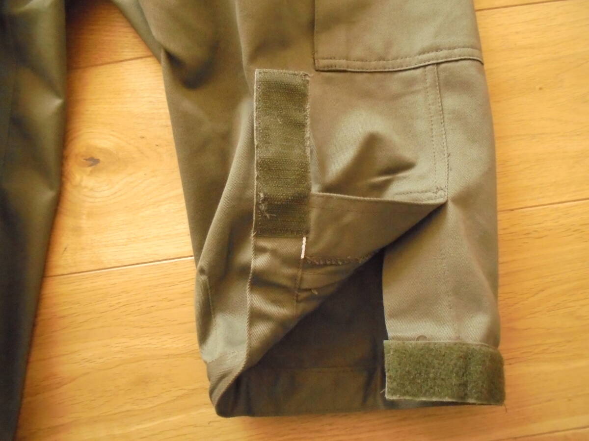  dead stock goods Italy army ni The Cars cargo short pants cropped pants TG.48 W84cm olive wool . euro military 