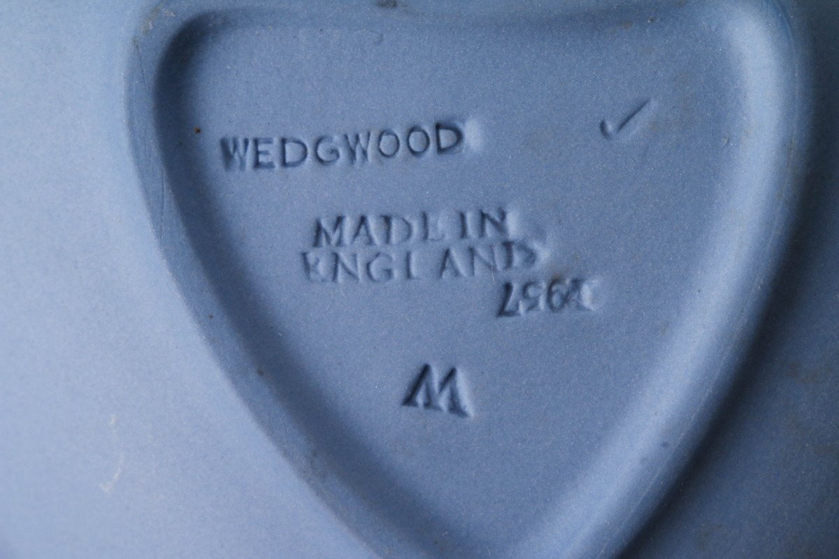 【佳香】WEDGWOOD ウェッジウッド ジャスパー 小皿 ハート 神話 天使 三客 本物保証_画像8