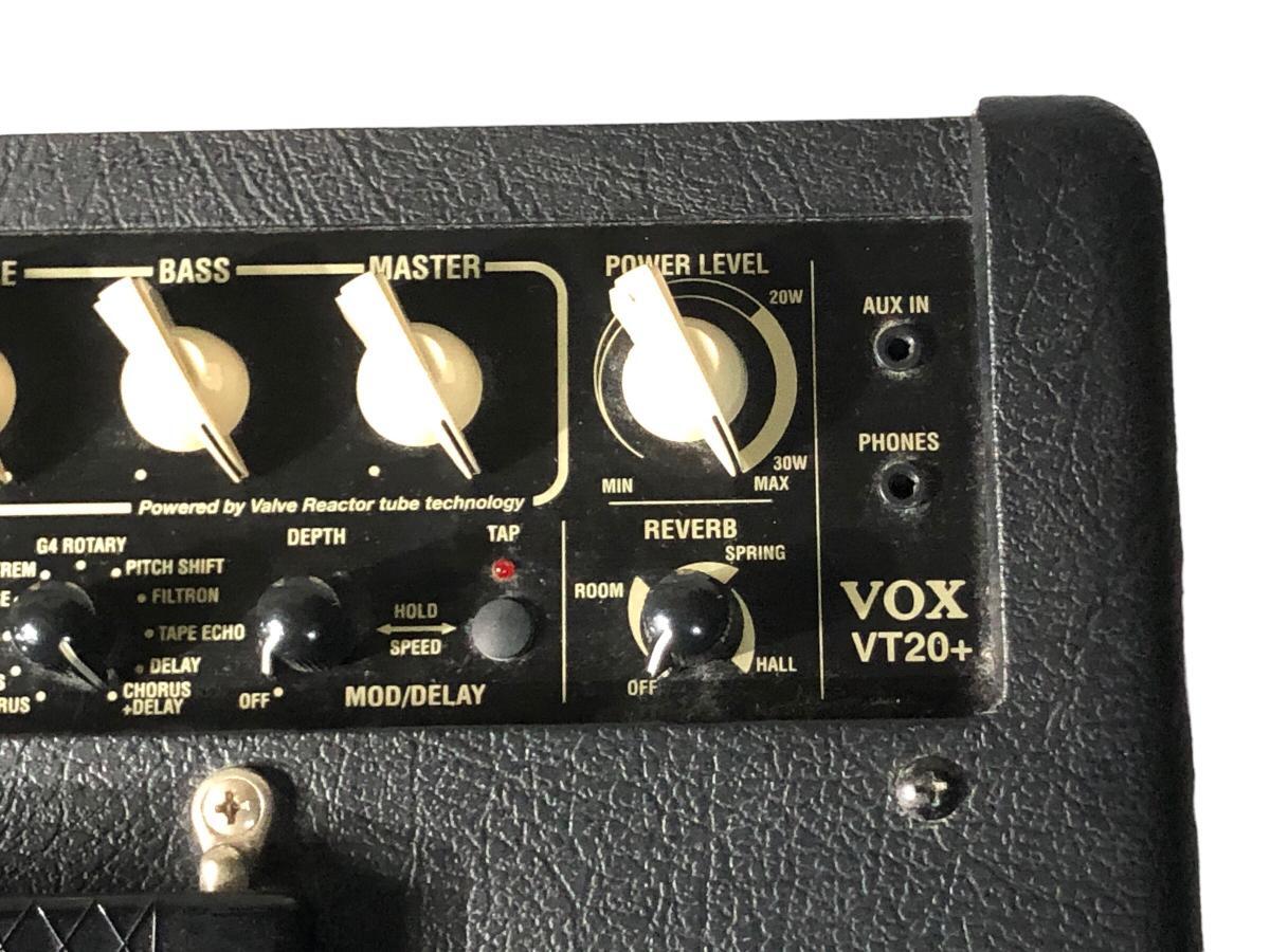 ギターチューブアンプ VOX VT20＋ アンプ ブラック 楽器 機材 アートアンドビーツ 動作確認済み_画像8