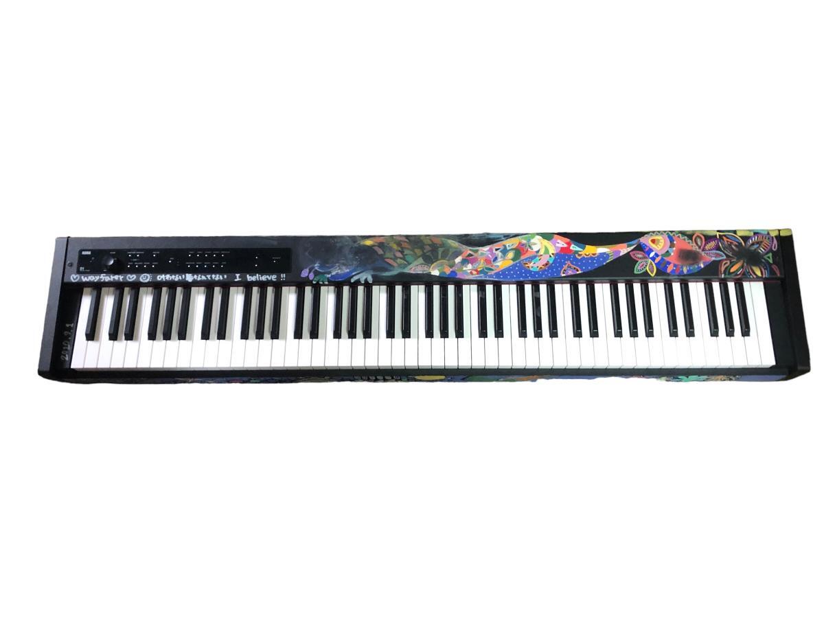 デジタルピアノ シンセサイザー キーボード コルグ KORG DI ブラック 30種のサウンド 楽器 機材 アートアンドビーツ 動作確認済み