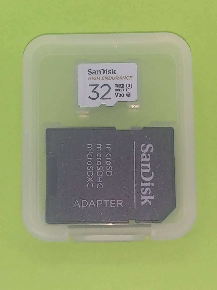 #トヨタ純正ドライブレコーダー #DRT-H66A用 #microSD #32GB #SanDisk #HIGH_ENDURANCEの画像2