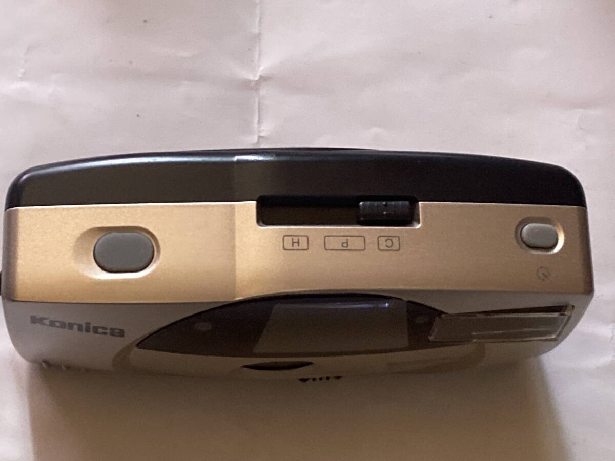 KONICA コニカ　BM-S10　シルバー　フィルムカメラ　未使用？　ジャンク扱い　箱　説明書付き_画像3