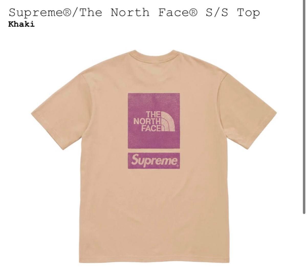 シュプリーム x ザ ノース フェイス エスエス トップ カーキ Supreme x The North Face S/S Top