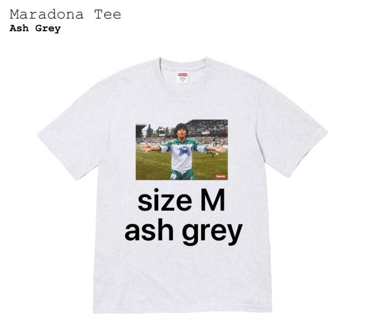 Supreme Maradona Tee "Grey"シュプリーム マラドーナ Tシャツ "グレー"