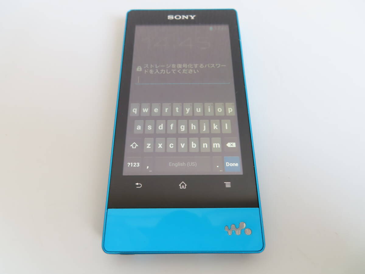 元箱あり SONY WALKMAN Fシリーズ NW-F807 64GB ブルー ジャンク_画像2