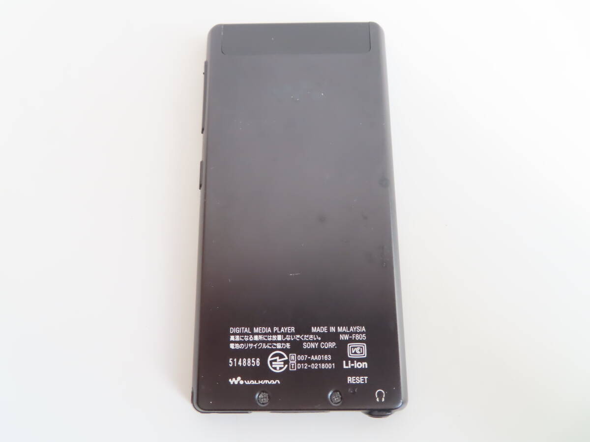 SONY WALKMAN Fシリーズ NW-F805 16GB ブラック Bluetooth対応_画像2