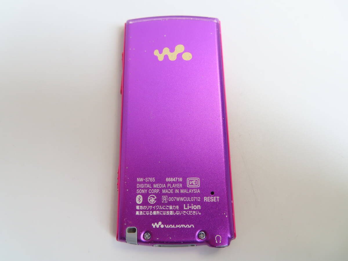 SONY WALKMAN Sシリーズ NW-S765 16GB ビビットピンク 難あり Bluetooth対応_画像2