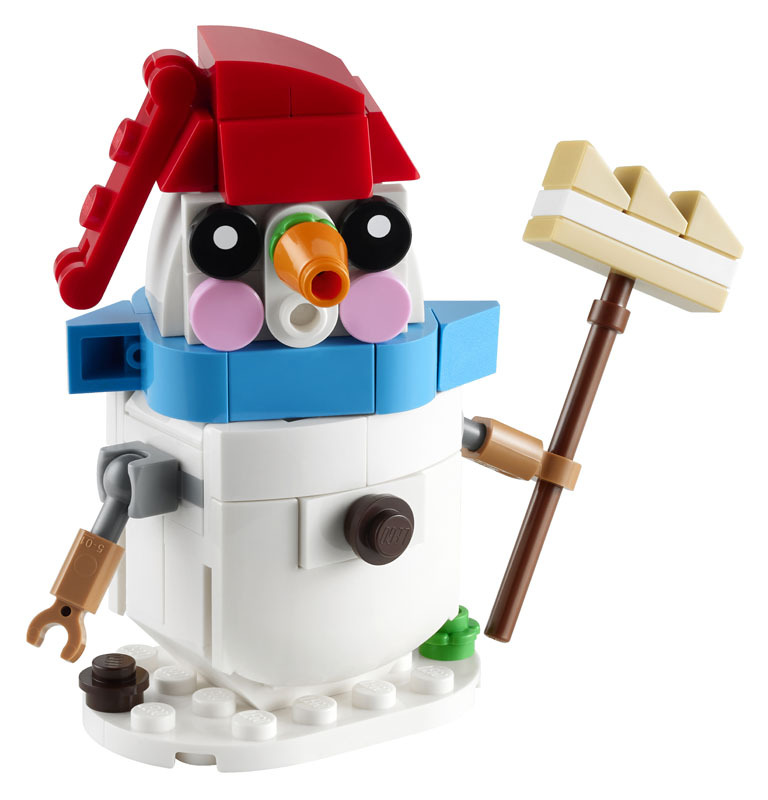 新品・未開封　Lego　レゴ　Creator クリエイター 30645　Snowman スノーマン、ゆきだるま、冬、ブラシ、人参鼻、赤帽子、マフラー 海外発_画像1