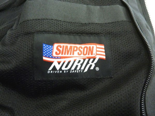 SIMPSON/ Simpson lai DIN g mesh jacket NORIX bike wear size LL protector attached 