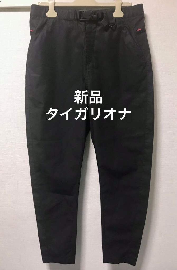 新品★タイガリオナ TAIGALIONA★ワークパンツ ジョガーパンツ 黒★XL ブラック 作業パンツ マグネットバックル_画像1