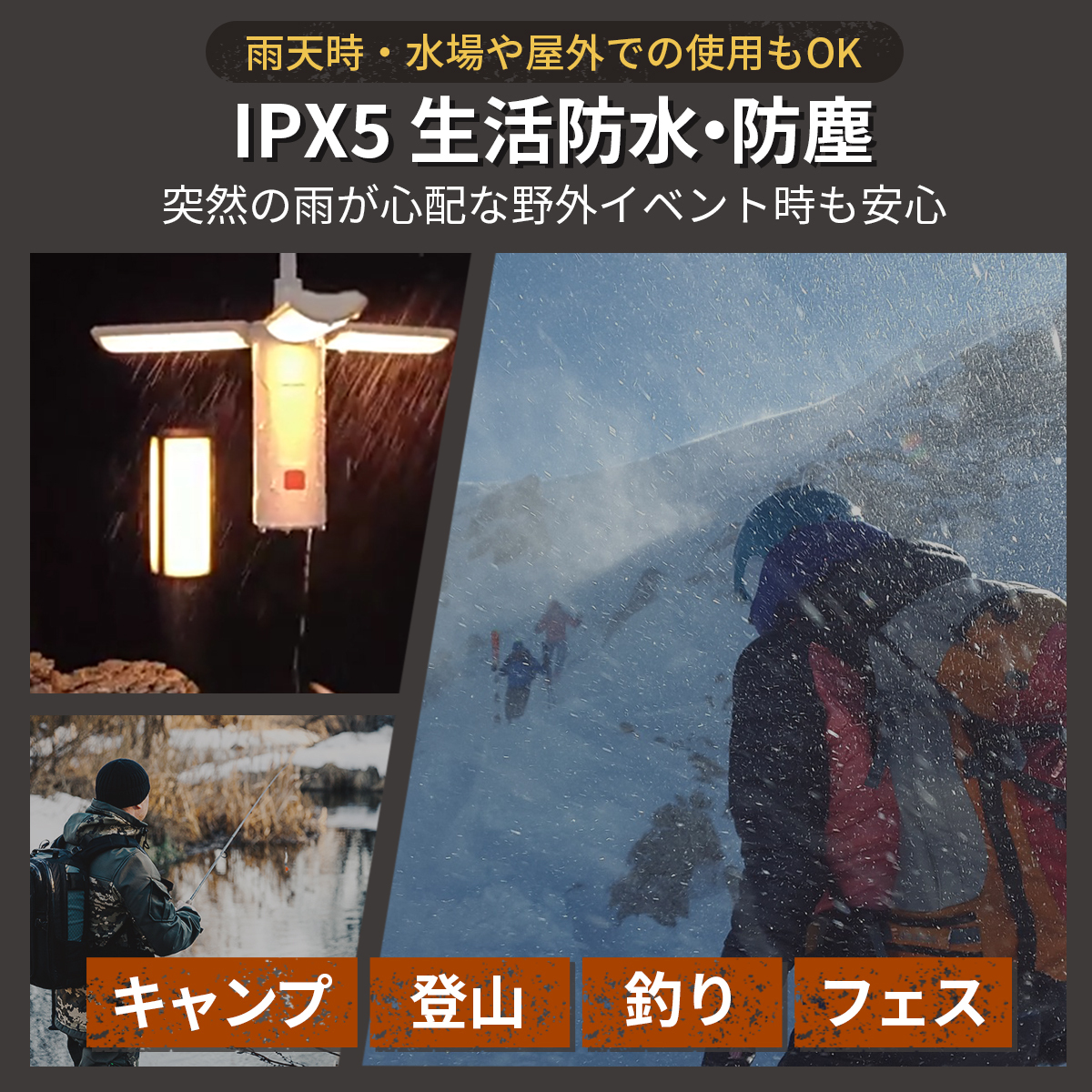 ランタン LED USB充電式 強力 小型 おしゃれ おすすめ 災害 キャンプ アウトドア 登山 釣り ライト ランプ 懐中電灯 防災 明るい 高輝度_画像6