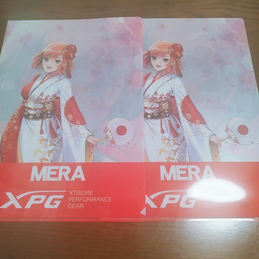 MERA xpg クリアファイル　2枚セット　非売品 クリアファイル 両面クリアファイル ポストカード アイドリッシュセブン