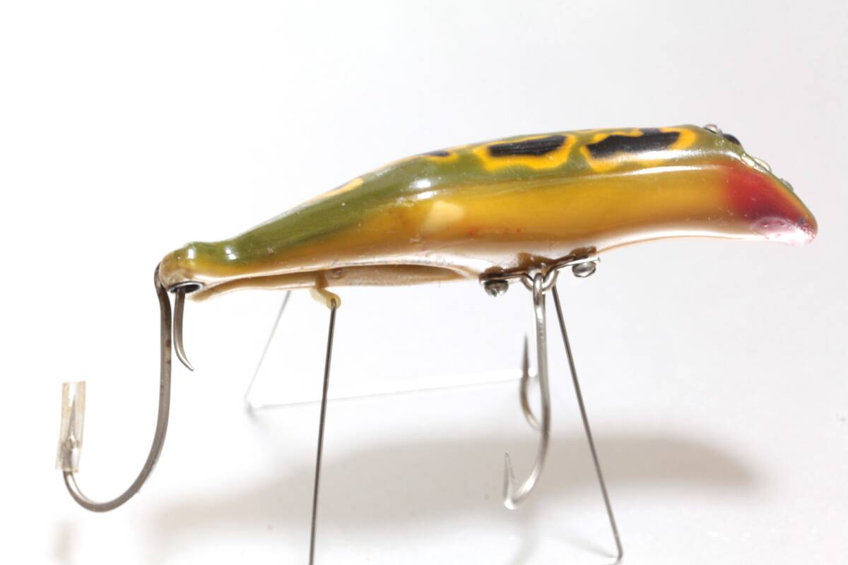 出品翌日終了 希少 ヘドン リトル ルーニーフロッグ Heddon Little Luny Frog 9BB #3400 シェイクスピア クリークチャブ フルーガー_画像7