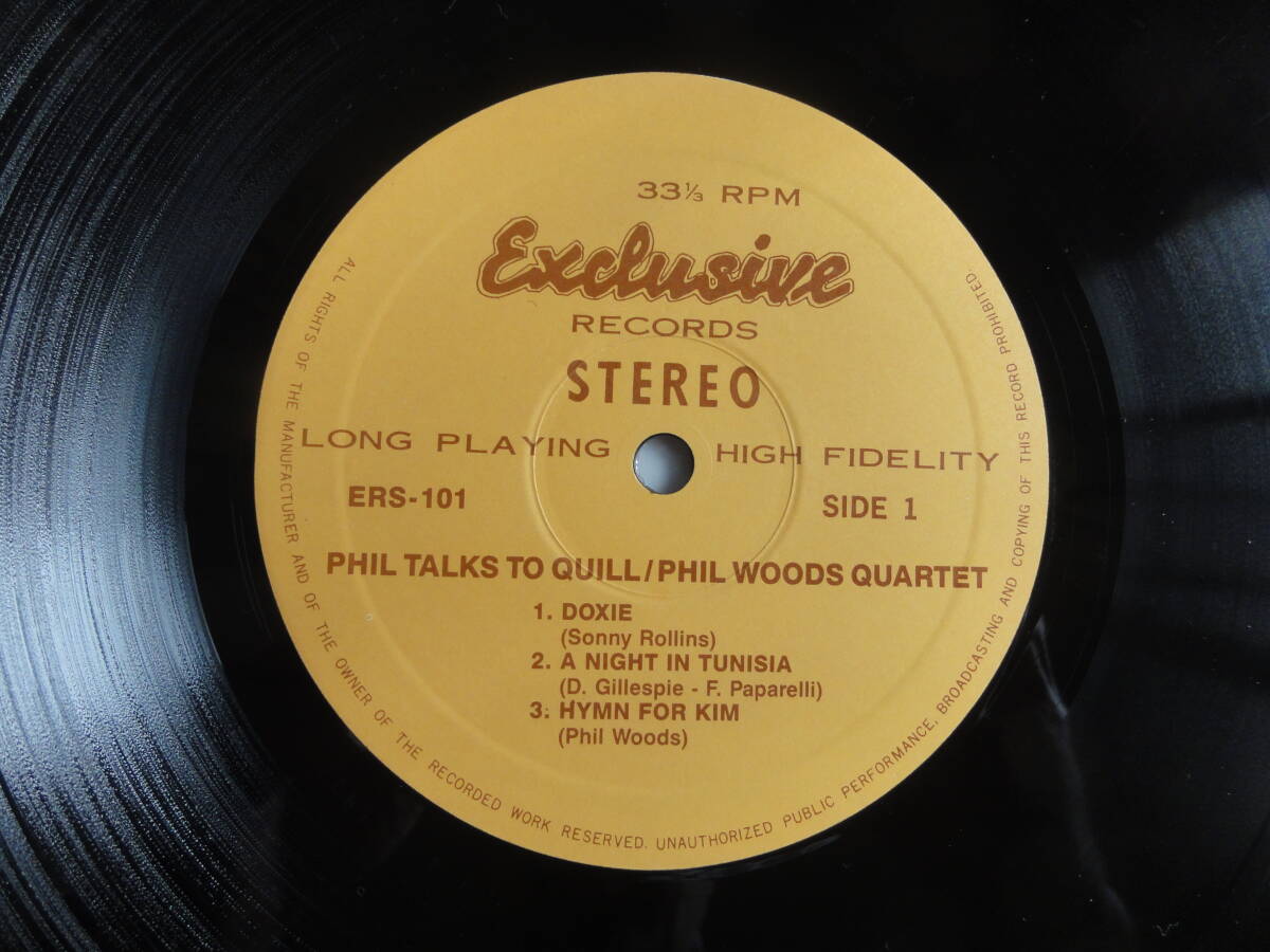 即決 ★未使用同盤★Phil Woods/フィル・ウッズ /ジーン・クイル/フィル・トークス・ウィズ・クイル /EUオリジナル盤 　_画像3