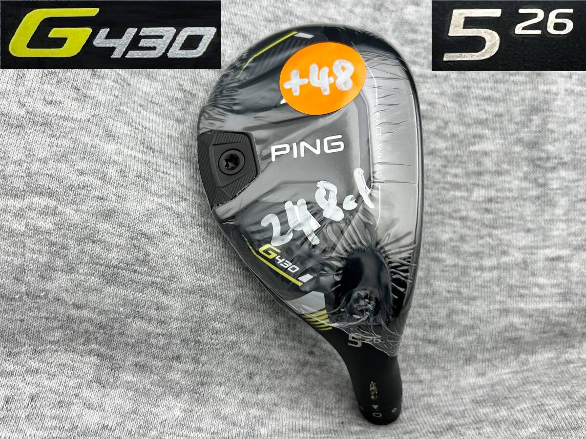 CT248 ツアー支給品 WRX PROTO 2022 PING G430 HYBRID #5 26° (リアル 26.25°) スペックシート付き TOUR ISSUE