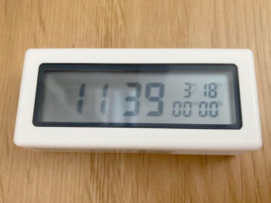  Muji Ryohin *USED beautiful goods * digital timer clock magnet attaching .