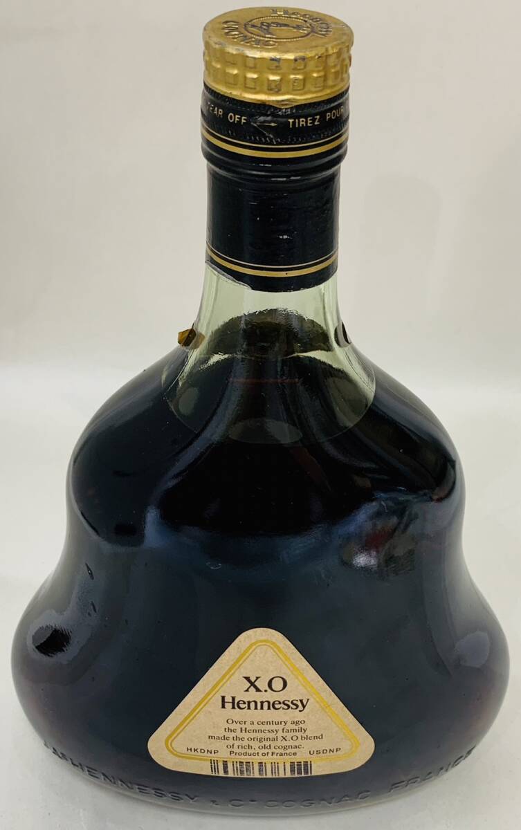 【MSO-4729IR】COGNAC Hennessy XO 金キャップ グリーンボトル 700ml アルコール40% ブランデー 未開栓 箱無し 洋酒 中古品_画像4