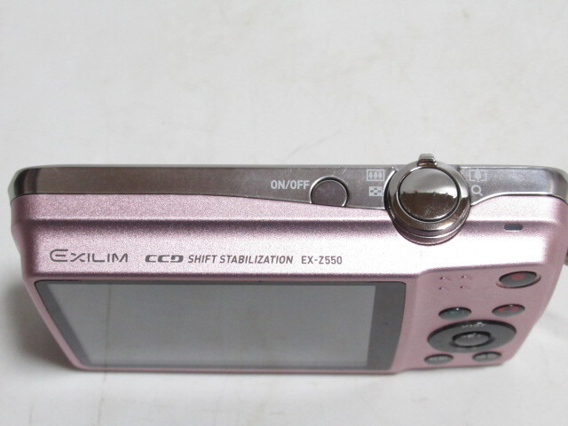 [mr2 NN8090] CASIO カシオ EXLIM EX-Z550 ピンク コンパクト デジタルカメラ_画像3
