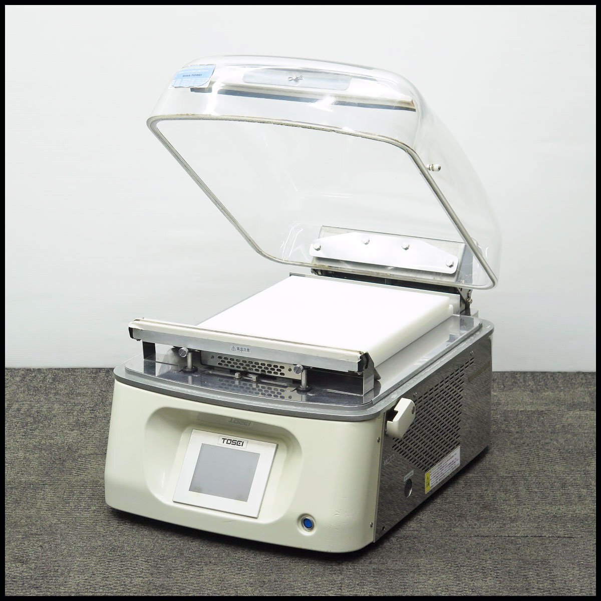●TSOEI/東静電気 TOSPACK/トスパック 卓上型 自動真空包装機 V-482 【現状品】 三相200V/バキュームパッカー/食品・肉・魚・液体など