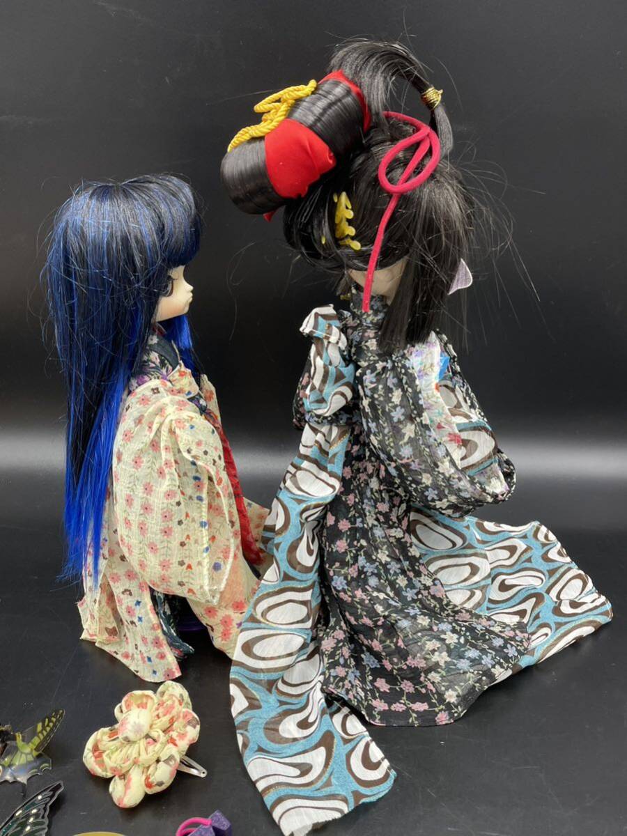 ２０８　希少　当時物　ドール　DOLL　きせかえ人形　cheonsang cheonha プーリップ Pullip ダル/花菖蒲 (はなあやめ) ( ゆうつづ ) _画像8