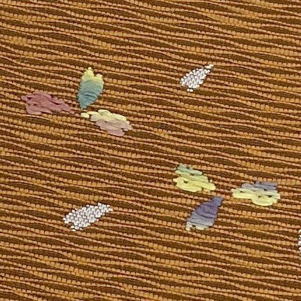 着物月花 唐織 桜 袋帯 六通柄 正絹 ob1384の画像4