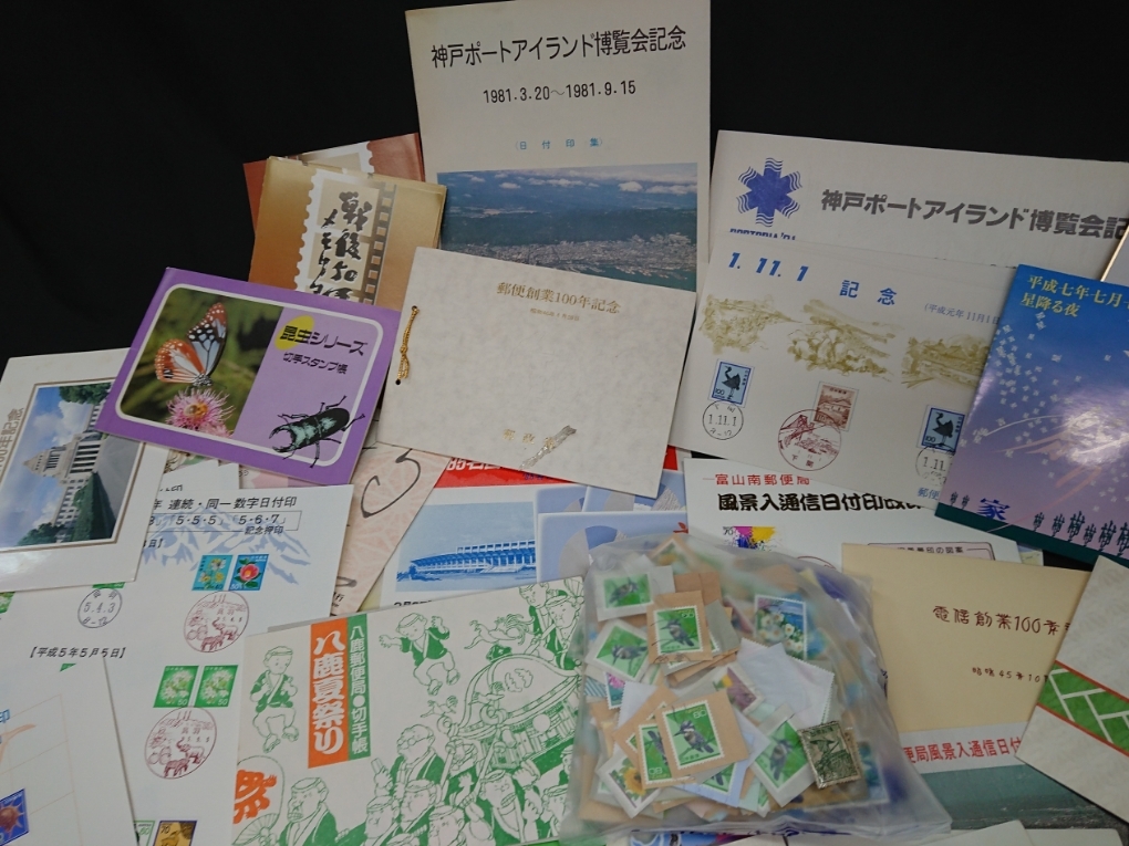 【K1】切手まとめ売り　日本切手　バラ　日本郵便　郵便局　リーフレット　旅行　ゾロ目　連番　記念　記念品　冊子　消印有　コレクター_画像6