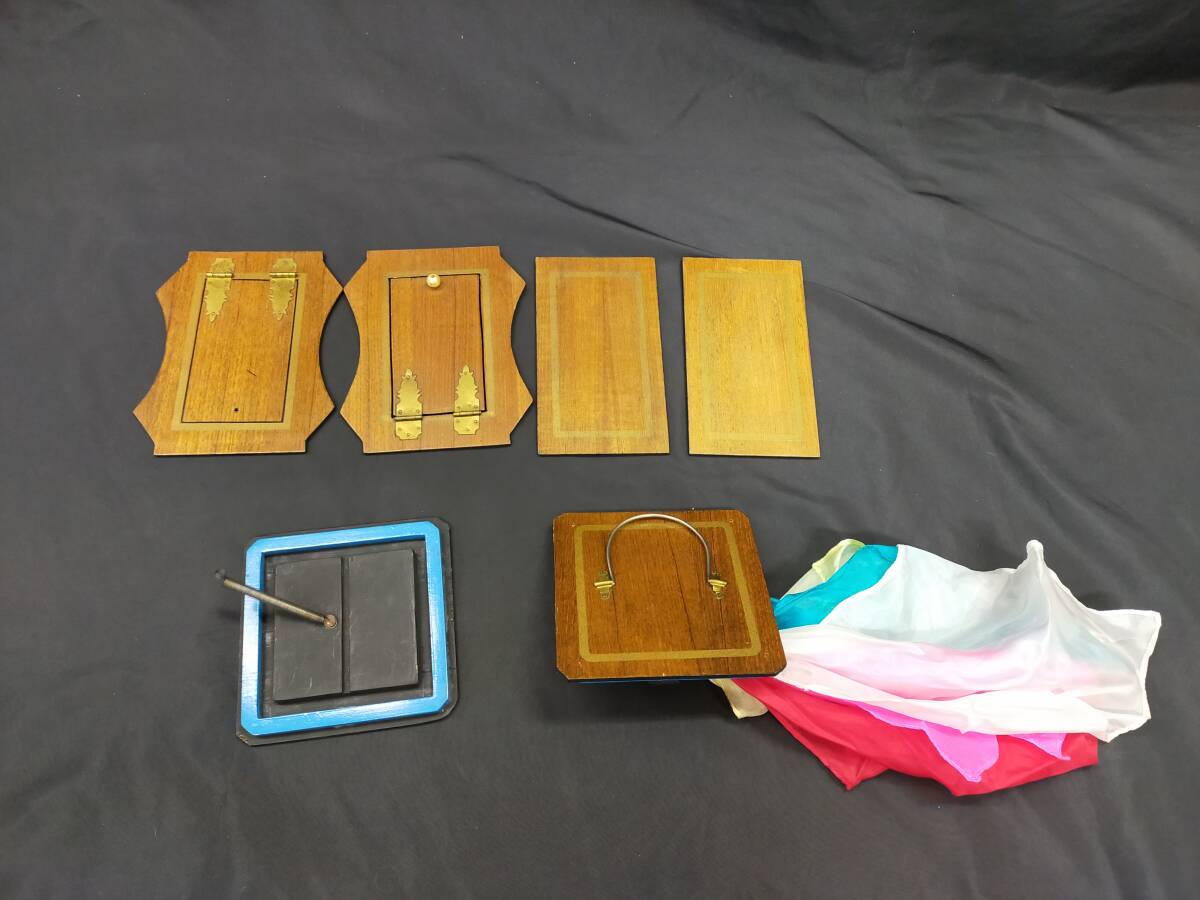 【G222】CLATTE RING BOX　クラッタリングボックス　木製　レトロ　ギミック　マジック　手品_画像4