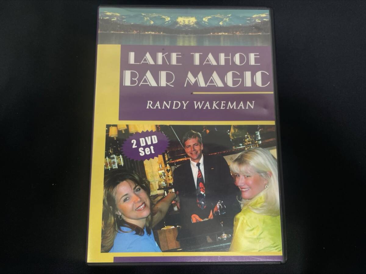 【D30】LAKE TAHOE BAR MAGIC　Randy Wakeman　ランディーウェイクマン　2枚組　激レア　DVD　クロースアップ　カード　マジック　手品_画像1