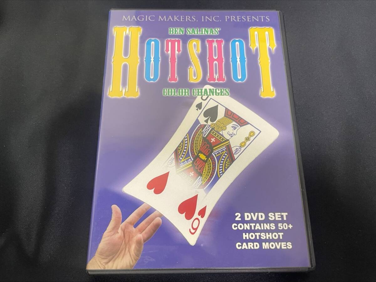 【D43】HOT SHOT Color Changes ホットショット BEN SALINAS ベンサリナス 2枚組 カード DVD マジック 手品の画像1