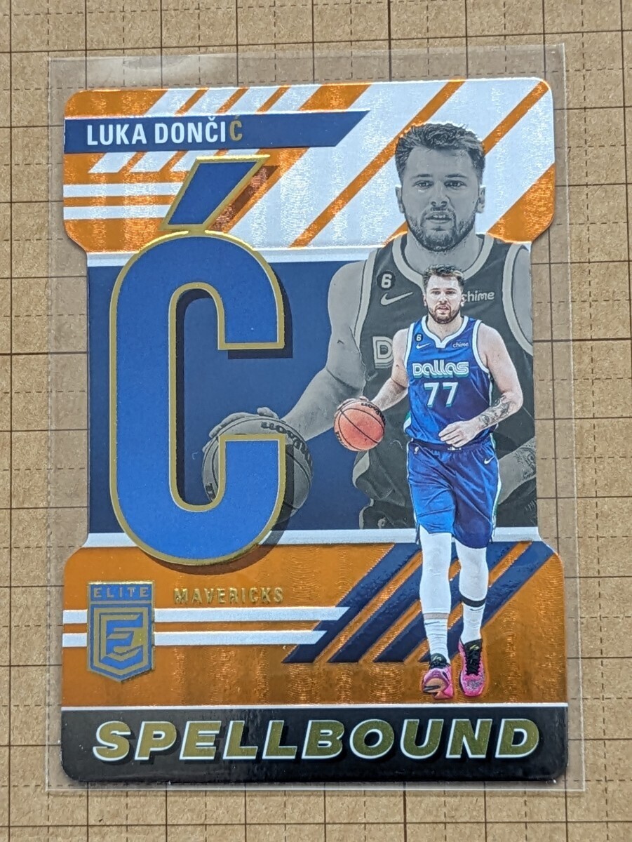 ルカ・ドンチッチ【NBA2023-24PANINI DONRUSS ELITE BASKETBALL】LUKA DONCIC #30 インサート SPELLBOUND パラレル オレンジの画像1