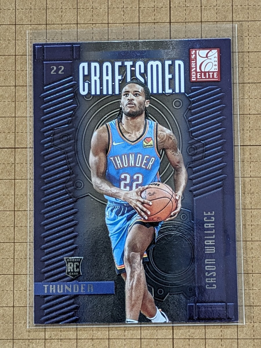 ケイソン・ウォーレス【NBA2023-24PANINI DONRUSS ELITE BASKETBALL】CASON WALLACE RC #26 インサート CRAFTSMENの画像1