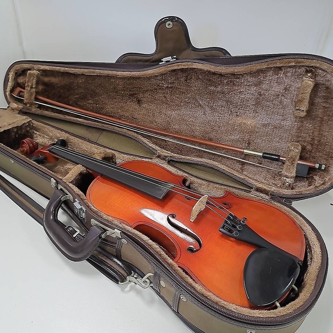 14744/ Kiso Violin 木曽バイオリン 1715 ハードケース付き 楽器 弦楽器の画像7