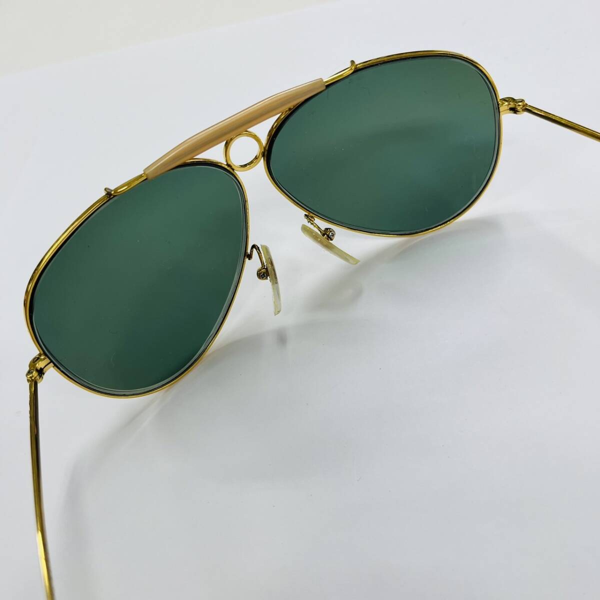 15112/ Ray-Ban レイバン ディアドロップ サングラス メガネ 眼鏡 ファッション アクセサリー ケース付き_画像3