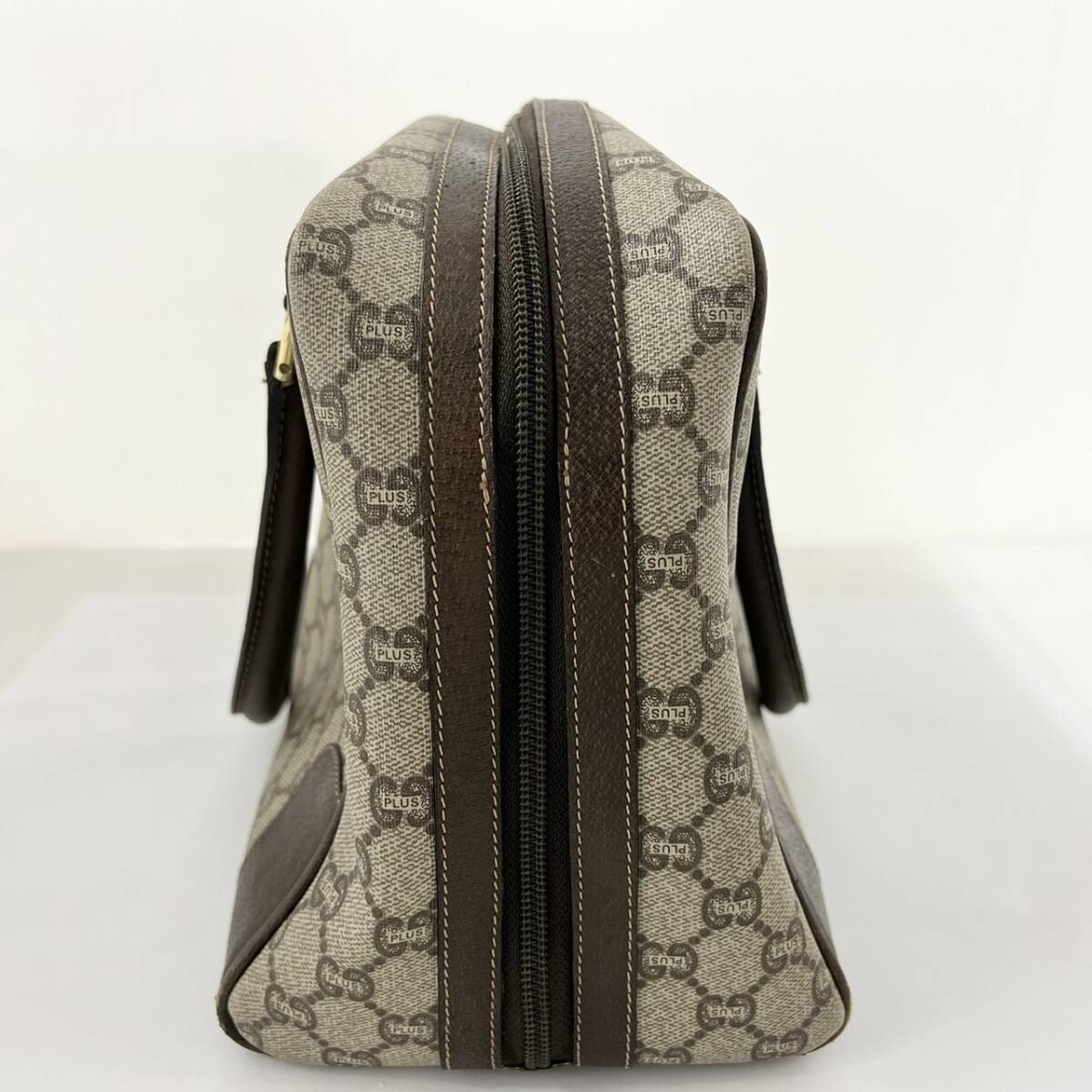 H202/ GUCCI PLUS ミニボストンバッグ 肩掛けカバン グッチ ブラウン ブランド品_画像2