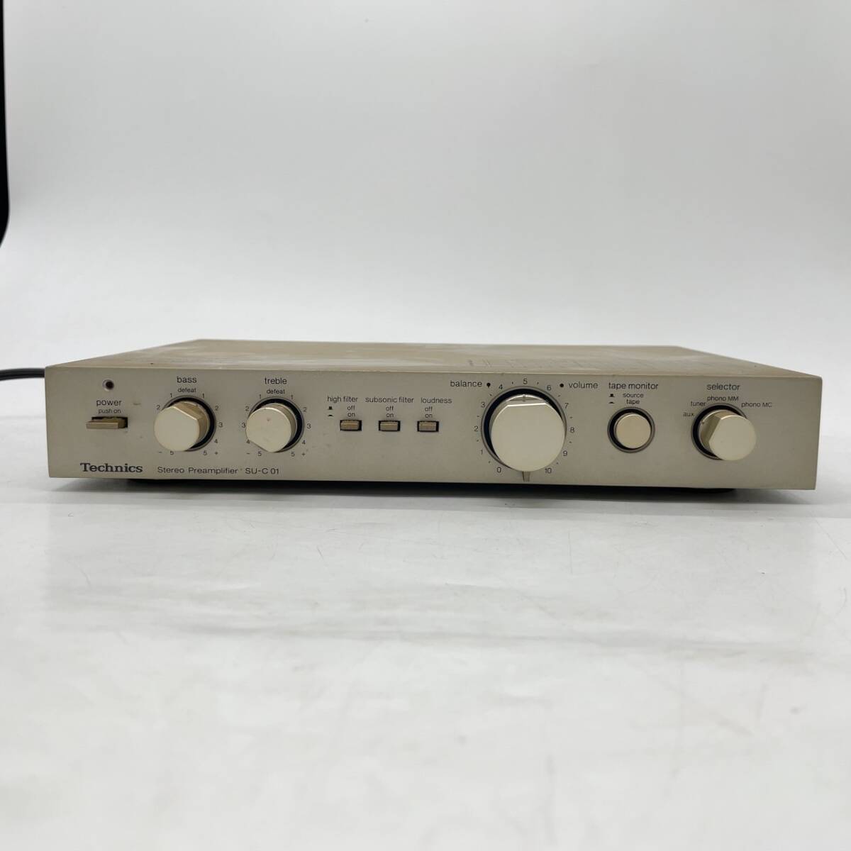 15447/Technics Stereo Preamplifier SU-C 01 テクニクス アンプ オーディオ機器_画像1