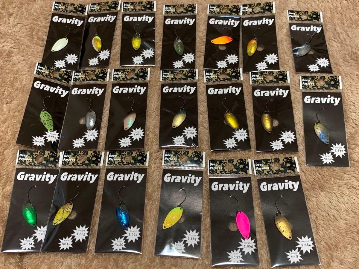 グラビティ1 65g Gravity ディープパラドックス 全20色 スプーン グラビティ1 65g Gravity ディープパラドックス 全20色 スプーン