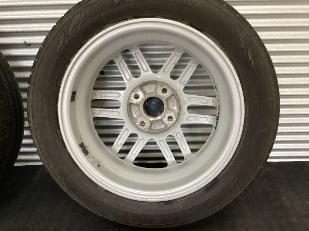 ■ダイハツ純正 ツイン6本スポーク[14インチ 4.5J 4穴 PCD100 +45]■DUNLOP ENASAVE EC300+[155/65R14]2019年製4本セット■_画像6