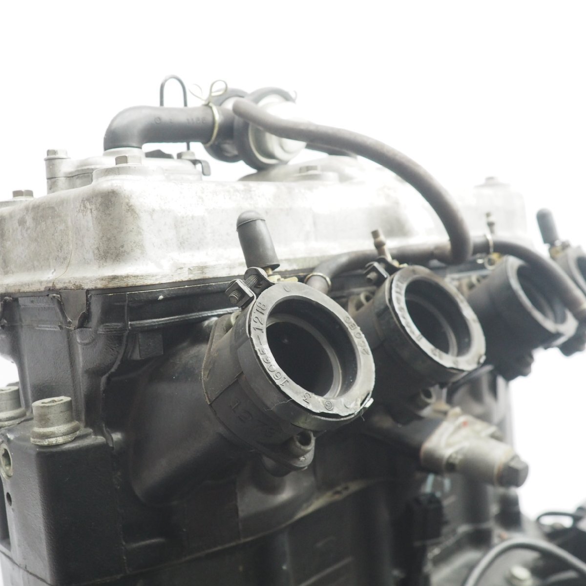 ZZ-R400N エンジン engine ZZR400N ZX400KE072 06年 ジャンク ZZ-R400ブラックエンジンの画像9