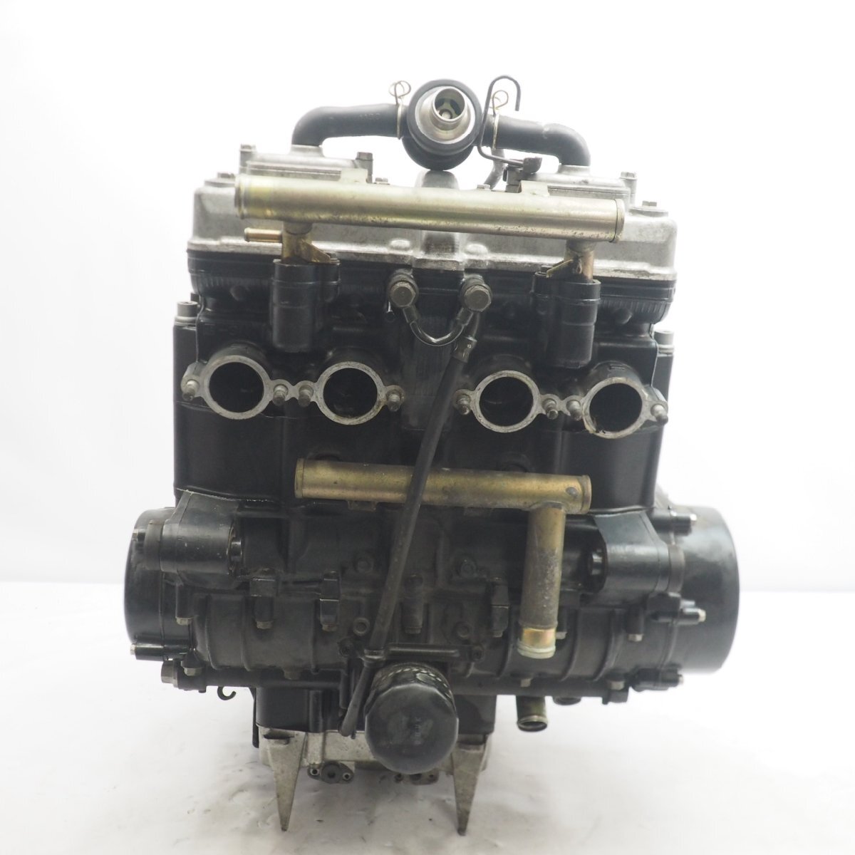 ZZ-R400N エンジン engine ZZR400N ZX400KE072 06年 ジャンク ZZ-R400ブラックエンジンの画像5