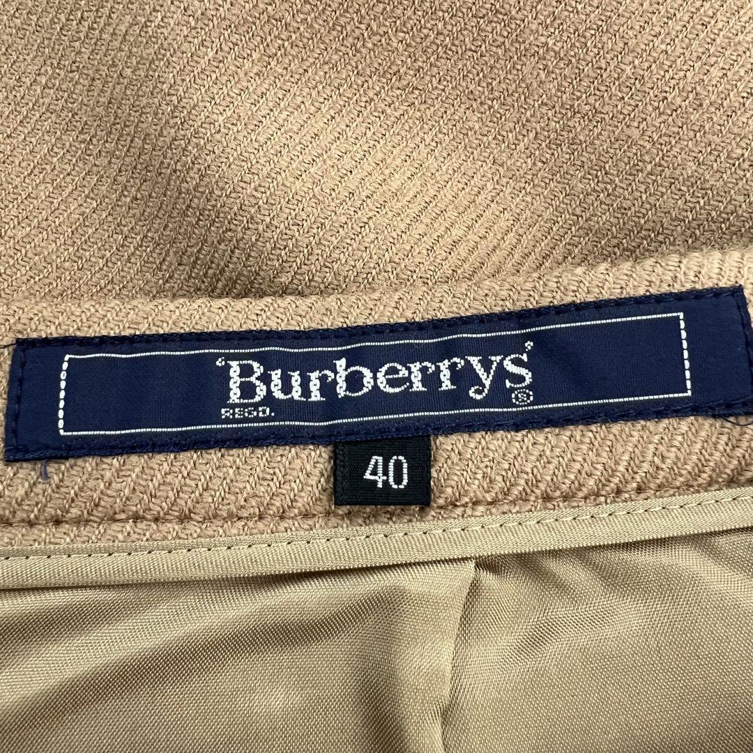 BURBERRYS バーバリー スカート カシミヤ混 ベージュ レディース 40 Lサイズ_画像8