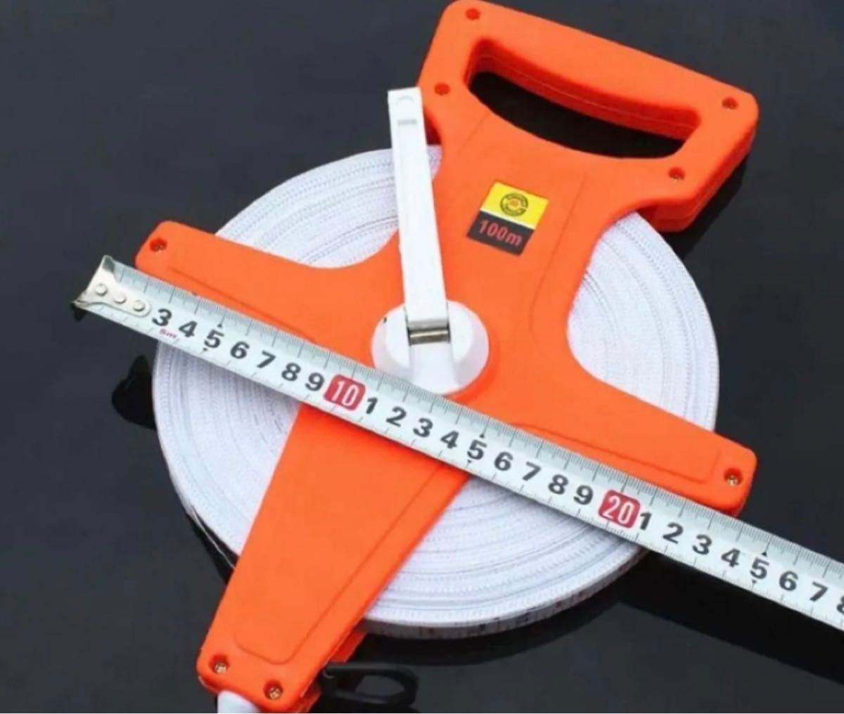 測定器 ライン引き 巻尺 距離測定器 運動場 巻き尺　野球　サッカー　陸上　部活　距離測定　測量　巻　トレーニング　運動会　用具