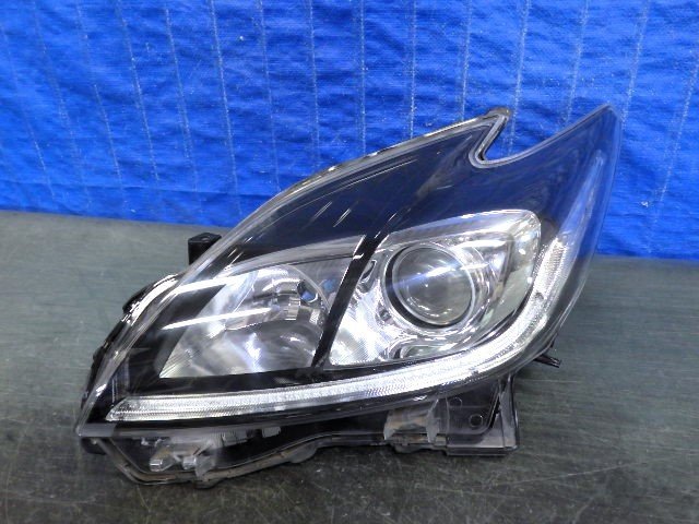 3803　プリウス　ZVW30　後期　G'ｓ　左ライト　HID　47-52　ナ　レンズ美品_画像1