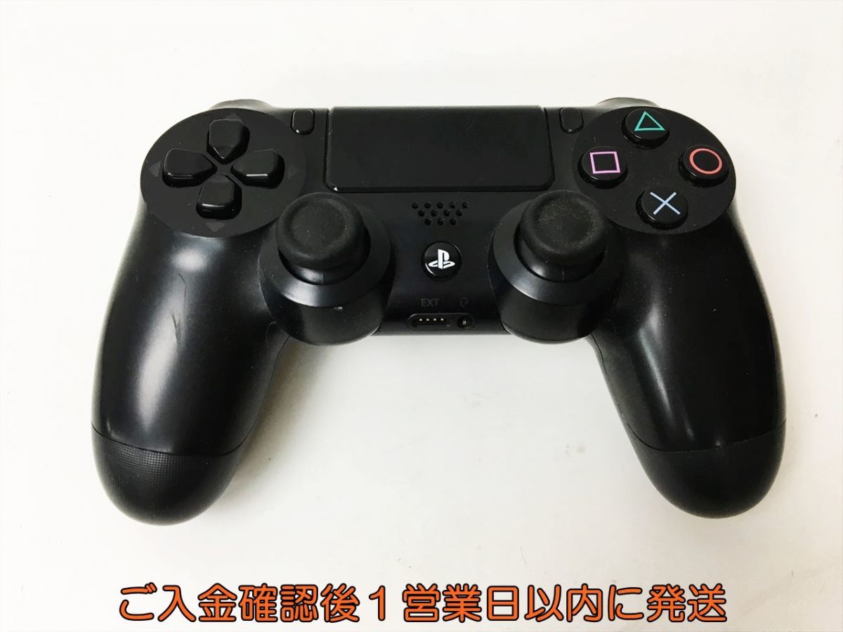 【1円】PS4 純正 ワイヤレスコントローラー DUALSHOCK4 ブラック 未検品ジャンク SONY Playstation4 プレステ4 H01-537rm/F3の画像1